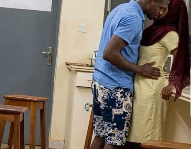 Trending tlof tlof of Secondary School Teacher Doing Biology Practical with His Female Student in the Lab